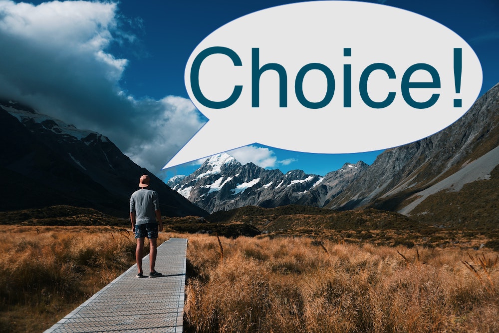 NZer in national park thinking "Choice!"